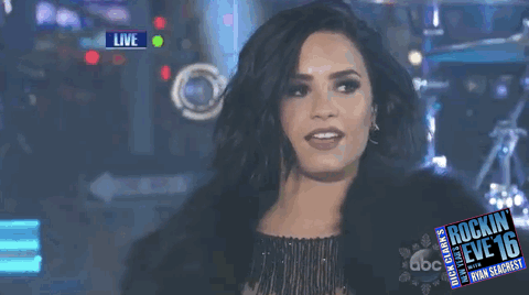 RT @NYRE: Yup. Nailed it, @ddlovato! ???? #RockinEve #Confident2016 https://t.co/z67swONtxi
