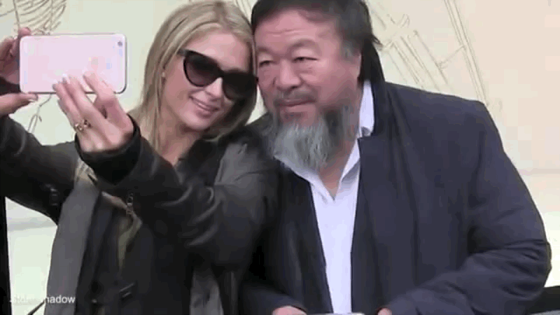 RT @Jezebel: Here's Paris Hilton and Ai Weiwei taking selfies https://t.co/FuGfQUmZy4 https://t.co/ukZvx4kjcL