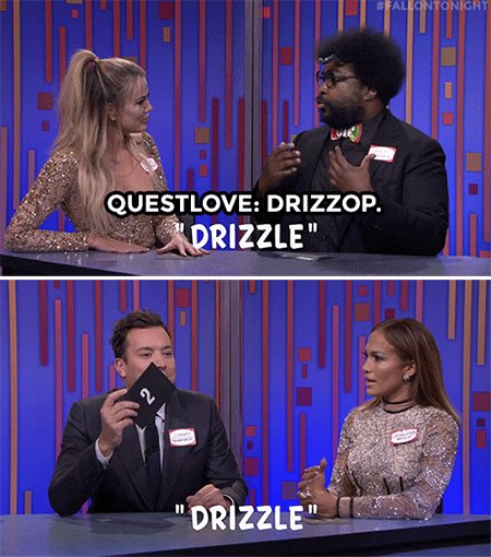 RT @FallonTonight: It's @Questlove & @KhloeKardashian vs. Jimmy & @JLo in this game of Password! https://t.co/VYF5MB5JYT https://t.co/kKphP…