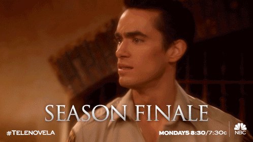 RT @nbctelenovela: The drama! The excitement! The reaction GIFs! Don’t miss #Telenovela’s season finale on Monday. https://t.co/vTNZ9cbntp