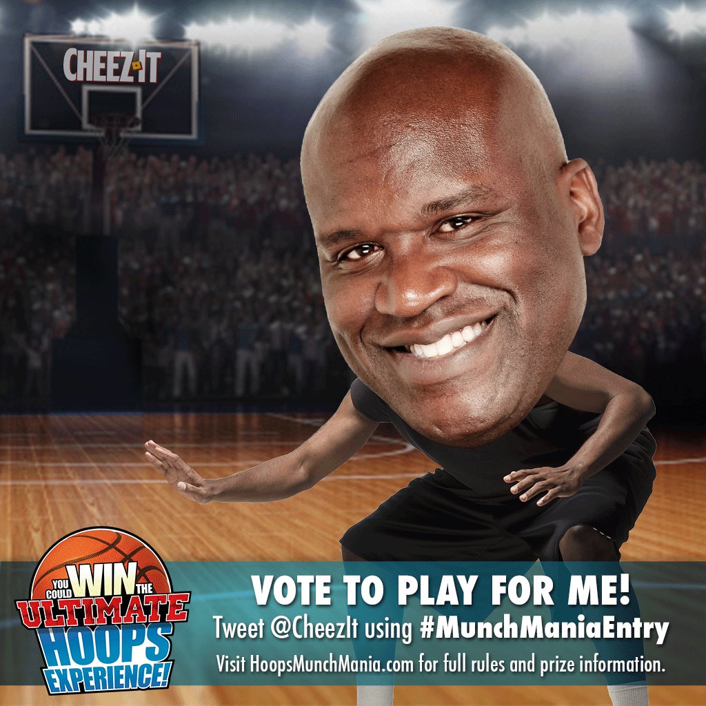 As an act of Shaqness, I'm coaching a ???? team to hoop. Tweet @CheezIt using #MunchManiaEntry for your chance to play! https://t.co/DKE1BPIsfM