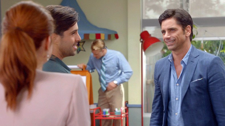So much bromance here.. ❤️ @Grandfathered @johnstamos @PortableShua miss u boys! Any space 4 me on this hug?! https://t.co/uK9ZiqxZxy