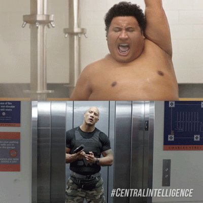 RT @CentralIntel: Some of us have come a long way since high school. @TheRock #TBT #CentralIntelligence https://t.co/MUxkuJ1w66