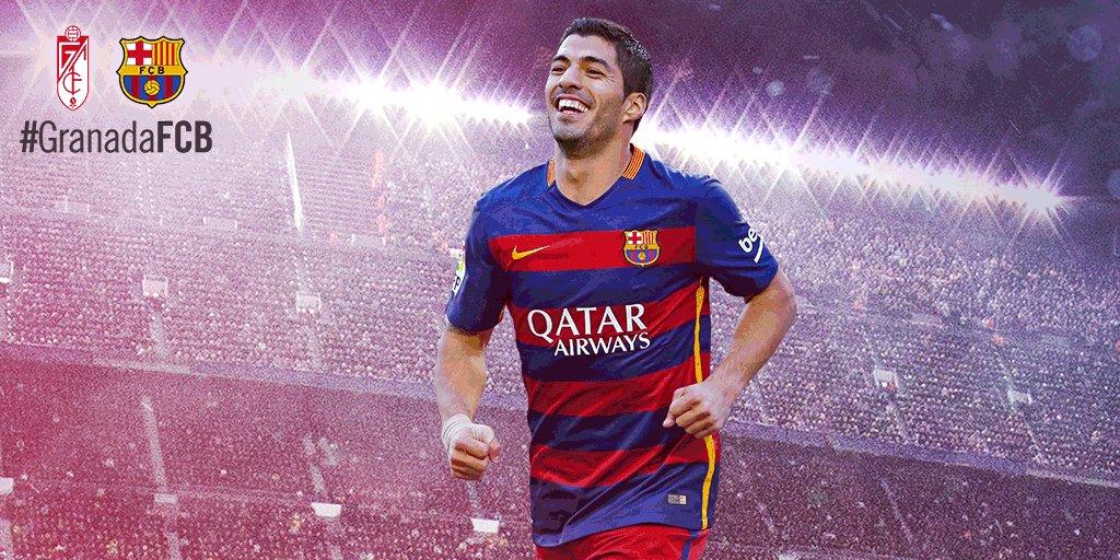 RT @FCBarcelona: GOALLL!!!!! Luis Suárez puts Barça ahead in Granada! 1-0 to the blaugranes #GranadaFCB #fcblive https://t.co/GV7l4TPfj7