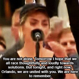 RT @BuzzFeed: Lady Gaga gave a moving speech about the Orlando tragedy last night https://t.co/M6AK8puMQg https://t.co/g44YBH5NMl