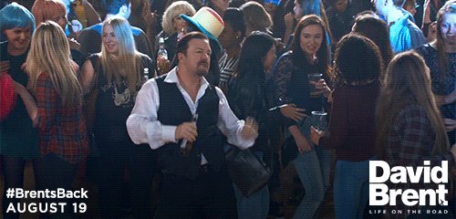 RT @rickygervais: Full #LifeOnTheRoad trailer drops tomorrow! #BrentsBack https://t.co/pvLC6GkblN