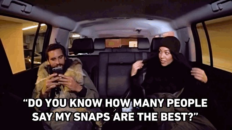 RT @KUWTK: Keep it up, @kourtneykardash. Your Snapchat is ????????????. #KUWTK https://t.co/vgUetr3Rjs