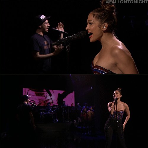 RT @FallonTonight: .@JLo & @Lin_Manuel Miranda perform #LoveMakeTheWorldGoRound with @theroots! https://t.co/4tqIf1pQ8R https://t.co/17t37k…