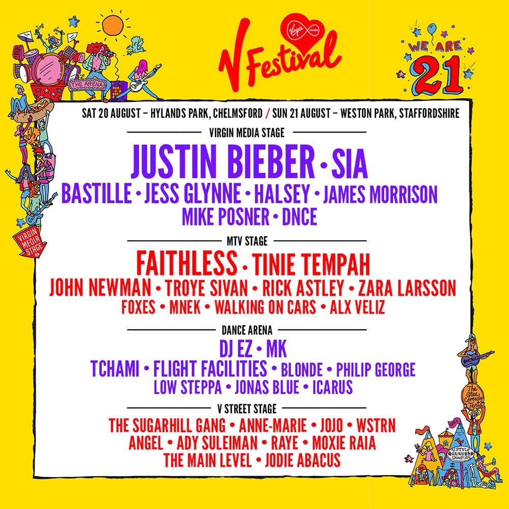 RT @vfestival: Stage splits are here... time to get planning!  ???? ???? ????

https://t.co/PA2FCNlgev 
#VFestival #V21st https://t.co/xV25oP5gmJ