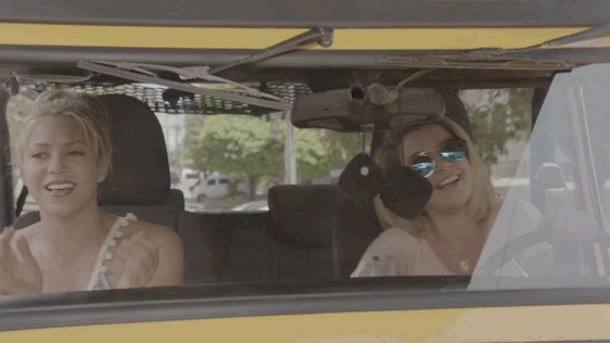 You can’t beat a car singalong! (Watch the full #LaBicicleta video at https://t.co/H8LiEMR8bW now.) ShakHQ https://t.co/7CsqDy8yqo
