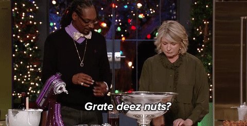 RT @VH1: #MarthaAndSnoop go grate together! https://t.co/xgnsIjS3HV