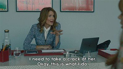 .@LauraDern looking extra chic while spilling the tea #BLL2 https://t.co/lTw5Wbi5ak