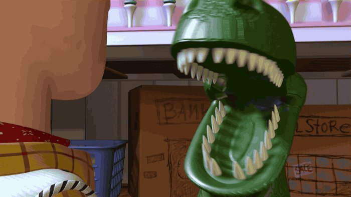 気が弱くて臆病な、ティラノサウルスのおもちゃ テレビゲームが大好きといえば… ＼ レックス！ ／ #恐竜の日 #ティラノサウルス #レックス...