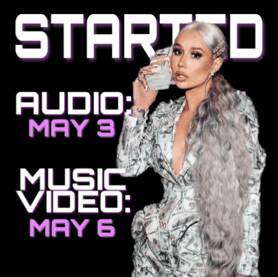 RT @IrishAzalean: ???? UPDATE!!! ????

???? #STARTED AUDIO
????MAY 03 2019

???? #STARTED VIDEO
???? MAY 06 2019

???? @IGGYAZALEA ???? https://t.co/bFHWvl2XeC