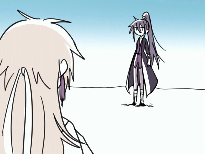 寧「落月様、まだ飽きないのですね。」#スピリットパクト 寧「落月様、まだ飽きないのですね。」#スピリットパクト