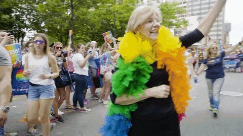 My new favorite gif. I LOVE @ewarren. #Pride  https://t.co/GK2MpgejyM