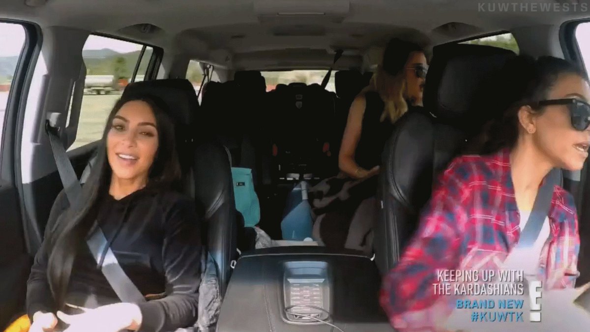 RT @kuwthewests: When @kourtneykardash drives the car ???? #KUWTK https://t.co/7kkAYfVdeq