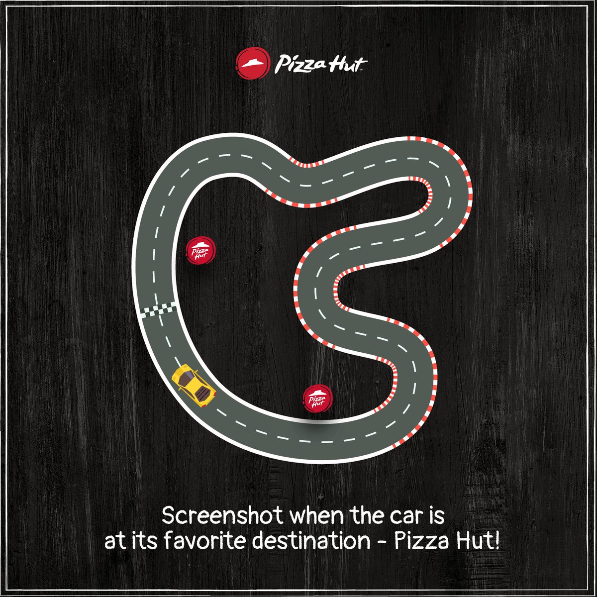 Take a screenshot when the car reaches Pizza Hut and send us https t.co TCZcVFPYmS Take a screenshot when the car reaches Pizza Hut and send us https t.co TCZcVFPYmS