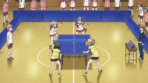 灼熱の卓球娘の卓球娘と卓球娘がダブルスで卓球娘の卓球してる作画ほんとの卓球みたいな動きで凄い 灼熱の卓球娘の卓球娘と卓球娘がダブルスで卓球娘の卓球してる作画ほんとの卓球みたいな動きで凄い