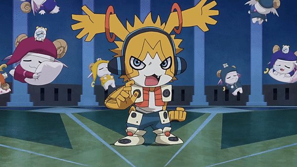 音乐兽(ミュージモン)的这个「YO!YO!拳」功力有多大,裤子都可以破【咦,他的胖次是粉红色的】😄😄😄😄不行,让我先笑一 音乐兽(ミュージモン)的这个「YO!YO!拳」功力有多大,裤子都可以破【咦,他的胖次是粉红色的】😄😄😄😄不行,让我先笑一