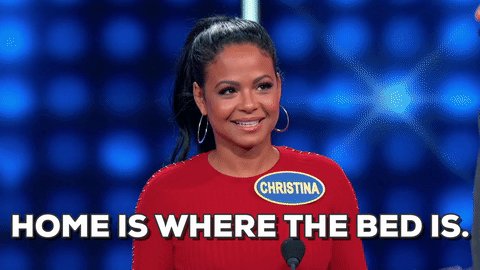 RT @FamilyFeudABC: .@ChristinaMilian trying to put this Feud to bed! 
#CelebrityFamilyFeud https://t.co/dO7QUHlBWx