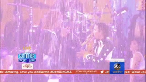 RT @GMA: What an unreal morning from @ddlovato, @CheatCodesMusic and @JaxJones. #DemiOnGMA https://t.co/yEmvq4mwwB