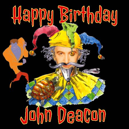 John Deacon’s Birthday Celebration | HappyBday.to
