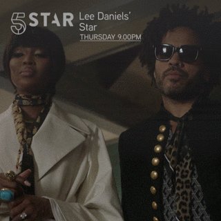 RT @5star_tv: Name a more iconic TV duo...We'll wait. @NaomiCampbell @LennyKravitz @LeeDanielsent #Star https://t.co/SwKRqIytpS
