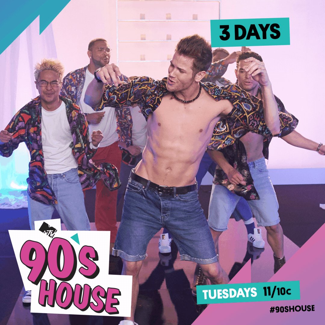 RT @MTV90sHouse: Aye! The fun is just getting started! We're just 3 days away from an all new episode of #90sHouse ???? https://t.co/XbKFfSBZKz