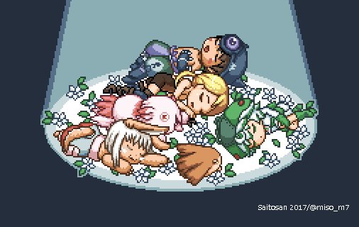 皆で( ˘ω˘)スヤァ #メイドインアビス #ドット絵 #pixelart 皆で( ˘ω˘)スヤァ #メイドインアビス #ドット絵 #pixelart