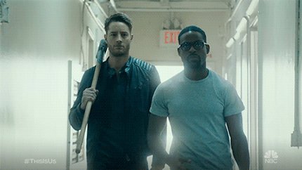 Look at my 2 “boys” working together! ❤️ #ThisIsUs https://t.co/wFEtgFS8lo