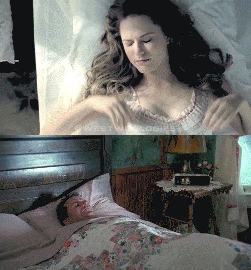 RT @WestworldGifs: Doesn't look like anything to me. Happy #GroundhogDay! @evanrachelwood #Westworld https://t.co/aq0yJtizfd