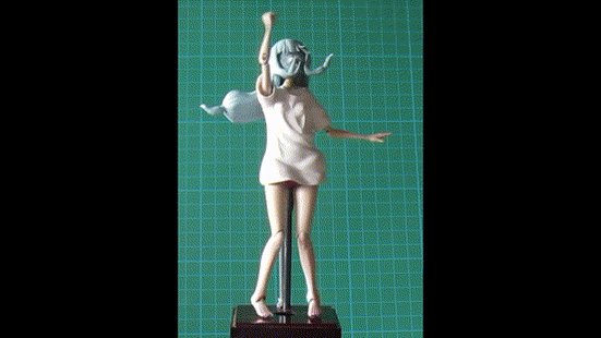 頭部もつけて動作確認。後頭部が大きいので頭部が上向き気味になってしまいます(´;ω;`) 重くなるけど前におもりを仕込ん 頭部もつけて動作確認。後頭部が大きいので頭部が上向き気味になってしまいます(´;ω;`) 重くなるけど前におもりを仕込ん