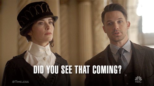 Basically how I feel about the rest of Season 2 of #Timeless ???? https://t.co/6yUU9lZzCr