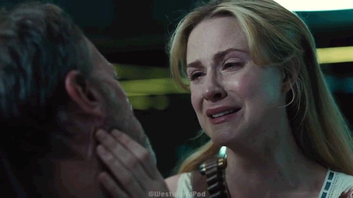 RT @WestworldPod: When you remember there are only three more episodes. #Westworld @evanrachelwood https://t.co/ef1juRax3k