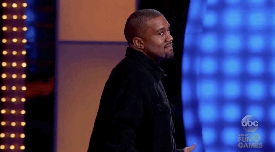 RT @ComplexPop: We finally have a new Kanye shrug gif ???? ????????  #CelebrityFamilyFeud https://t.co/HWt4FLKhQy