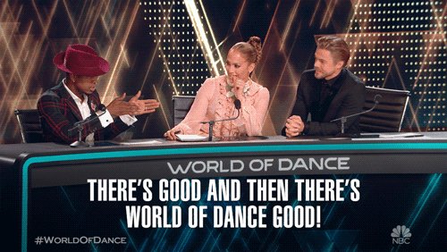RT @NBCWorldofDance: Not to toot our own horns or anything but… toot toot. ????  #WorldofDance https://t.co/9yZss2h0hH