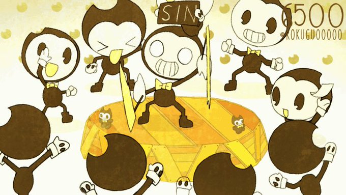 うまるちゃんパロdyができました #Bendy_and_the_ink_machine #BATIM うまるちゃんパロdyができました #Bendy_and_the_ink_machine #BATIM