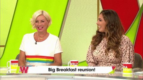 RT @loosewomen: It's a Big Breakfast reunion with @denise_vanouten & @IAMKELLYBROOK #ThrowbackThursday #90s https://t.co/ZDIYIXMAt2