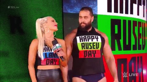 RT @WWE: Will @LanaWWE & @RusevBUL be in sync this Sunday on #RusevDay? We'll see... #SDLive https://t.co/eJae4x0ut3