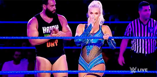 RT @HistGeekGirl: @idontlovethat Oh and I'mma say @LanaWWE 's casual little flirtations with the crowd are fun. https://t.co/K3RHXOwLVj