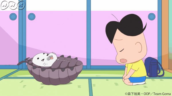 【ダンゴムシファンのみなさま】今日の #ゴマちゃん はゴマちゃんがダンゴムシになる「アシベのポケット」回を再放送です!ダ 【ダンゴムシファンのみなさま】今日の #ゴマちゃん はゴマちゃんがダンゴムシになる「アシベのポケット」回を再放送です!ダ