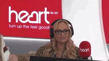 RT @thisisheart: Find us someone more excited for the weekend than @EmmaBunton ???? https://t.co/r4YCB263hO