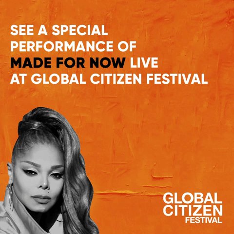 See a special performance of #MadeForNow at #GlobalCitizen Fest TODAY. 7:04PM ET on Instagram or Facebook live ☺️ https://t.co/GPPBYTyZHN