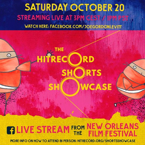 It's all happening... (later today) #HRShortsShowcase https://t.co/4r62KYy9il