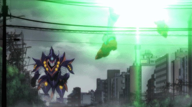 この着地演出だけで人類はこのアニメに貢がなければいけない事が解る #SSSS_GRIDMAN この着地演出だけで人類はこのアニメに貢がなければいけない事が解る #SSSS_GRIDMAN