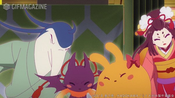 NHK総合テレビで放送中のTVアニメ『つくもがみ貸します』GIFMAGAZINE公式チャンネルにて第十一幕のダイジェスト NHK総合テレビで放送中のTVアニメ『つくもがみ貸します』GIFMAGAZINE公式チャンネルにて第十一幕のダイジェスト