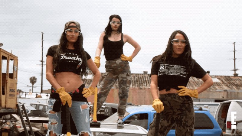 RT @TotalDivas: When you enlist the squad to help squash a spider in the bathroom. #TotalDivas https://t.co/KysY9rK0iO