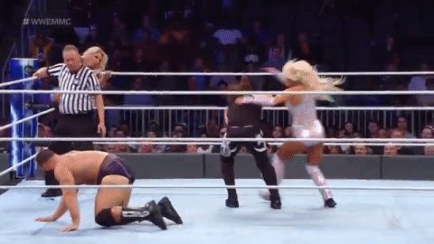 RT @WWE: Did @LanaWWE just TAKE DOWN the #WWEChampion @AJStylesOrg? #WWEMMC https://t.co/YwHqqS2jmK