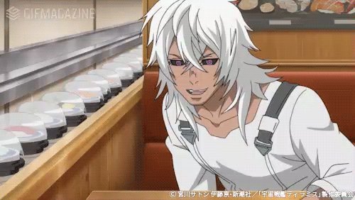 なっ…!?(´-`).。oO(最近の回転寿司は種類が豊富だから…) #宇宙戦艦ティラミス #tiramisu_ani なっ…!?(´-`).。oO(最近の回転寿司は種類が豊富だから…) #宇宙戦艦ティラミス #tiramisu_ani